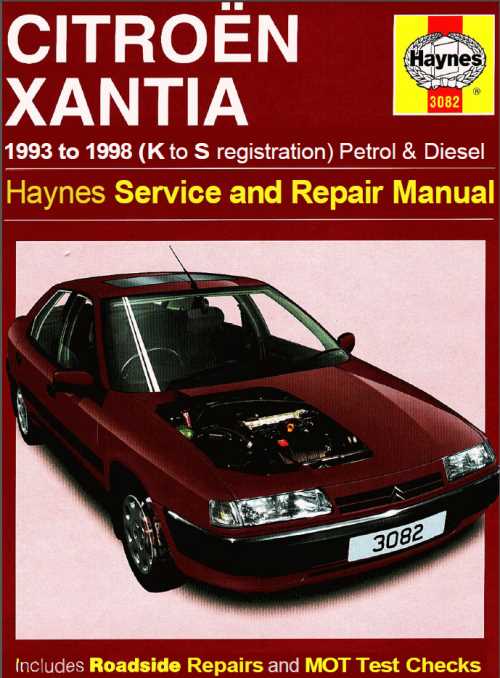Руководство по ремонту и эксплуатации Citroen Xantia с 1992 по 2002 г.(Гуси-Лебеди)
